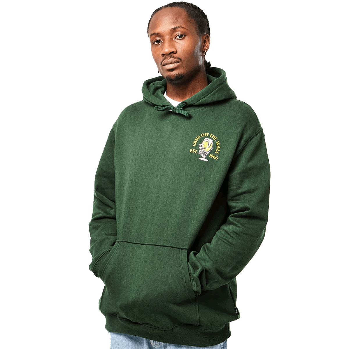 Суитчър Vans Vans The Coolest In Town Hoodie Зелено | VN0008H7BD6, 0