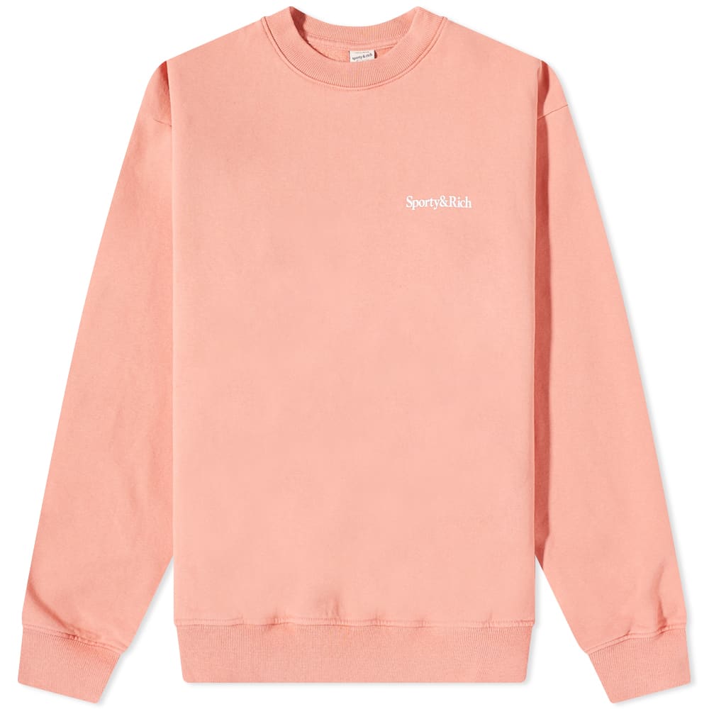 Пуловер Sporty & Rich New Health Crewneck Розово | CR495FL, 0