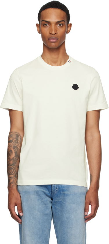 Тениска Moncler Moncler Short Sleeve T-Shirt Бежово | K20918C0003289AYW, 0