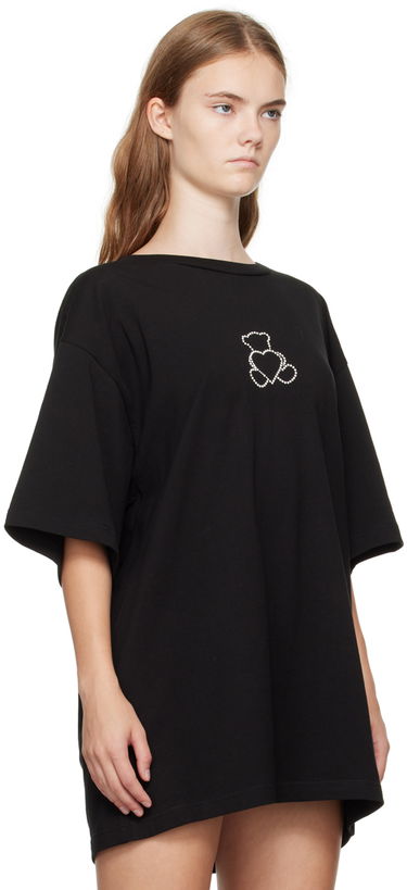 Тениска We11done We11done Pearl Bear Graphic T-Shirt Черно | WD-TT2-24-780-U-BK, 3