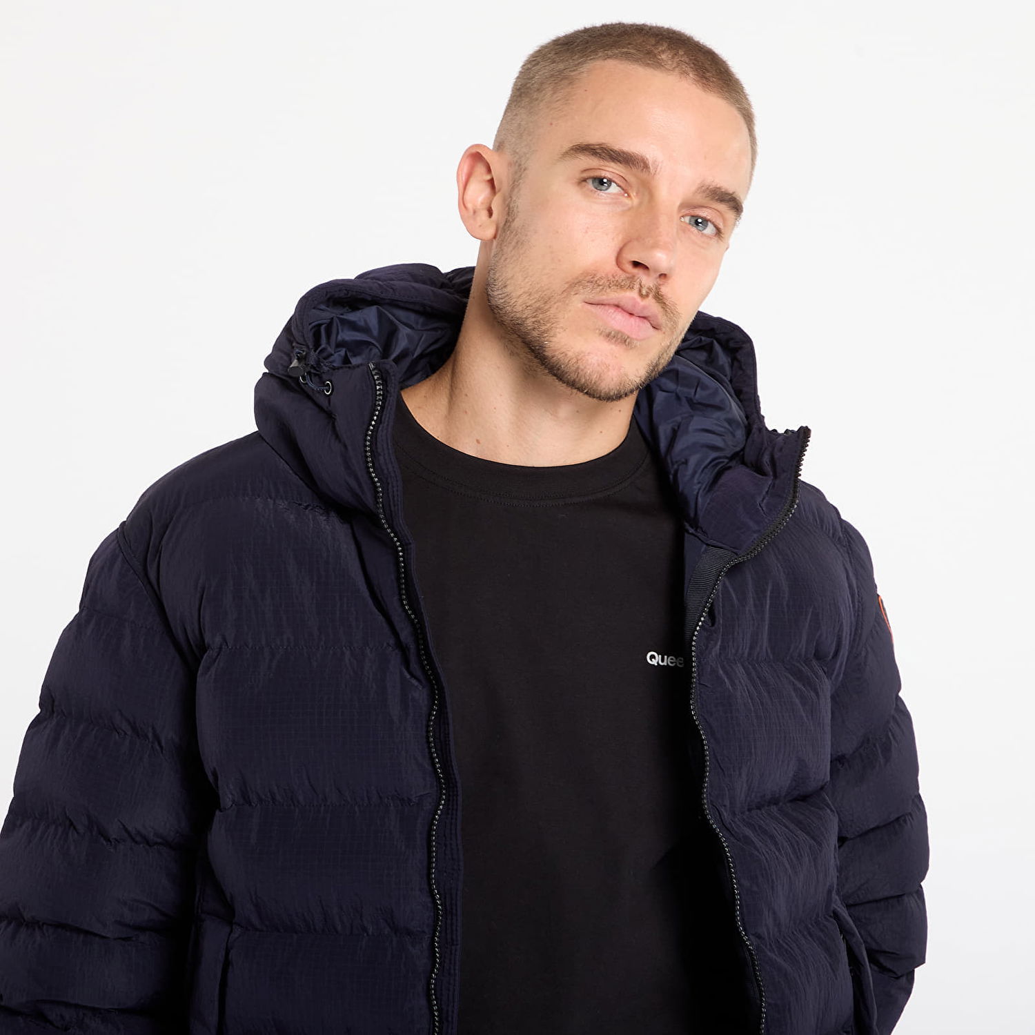Пухо яке Napapijri Hooded Puffer Jacket A-Terez Тъмно синьо | NP0A88TG1761, 1