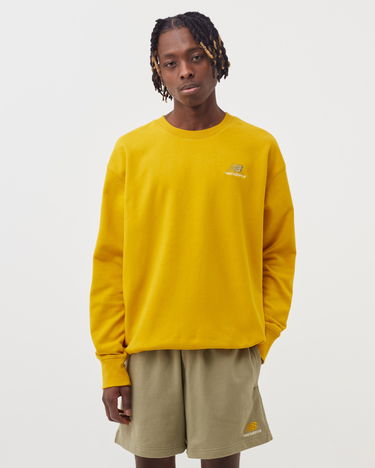 Суитчър New Balance Uni-ssentials French Terry Crewneck Sweatshirt Жълто | UT21501-VGL, 0