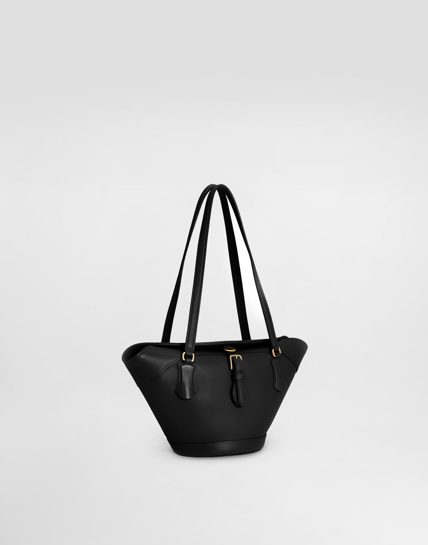 Голяма пазарска чанта Dolce & Gabbana Dolce & Gabbana Capri Crow's Nest Leather Tote Bag Черно | BB7815AK27480999, 1