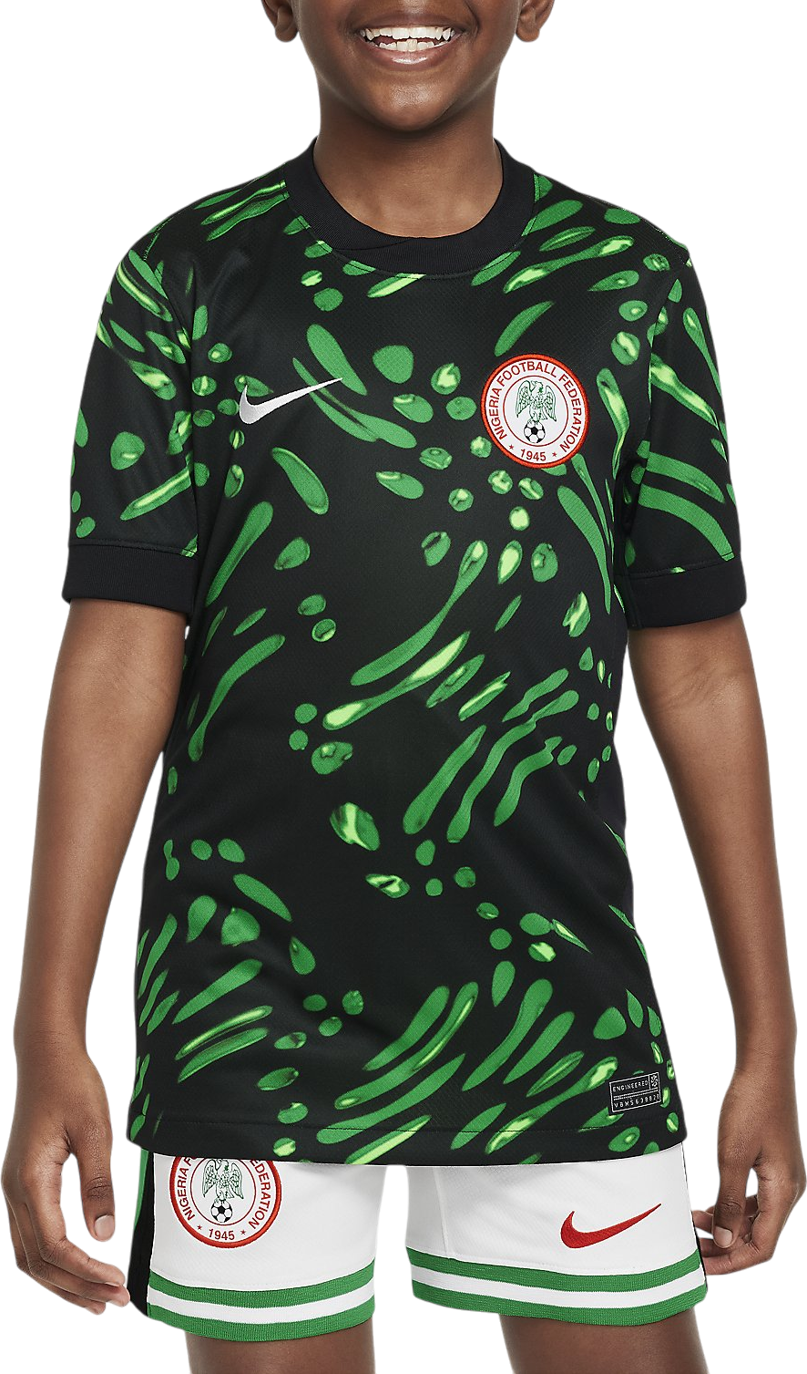 Фланелка Nike Nigeria Football Federation Short Sleeve Dri-FIT Stadium Jersey AW 2024 Многоцветен | fq8860-010, 0
