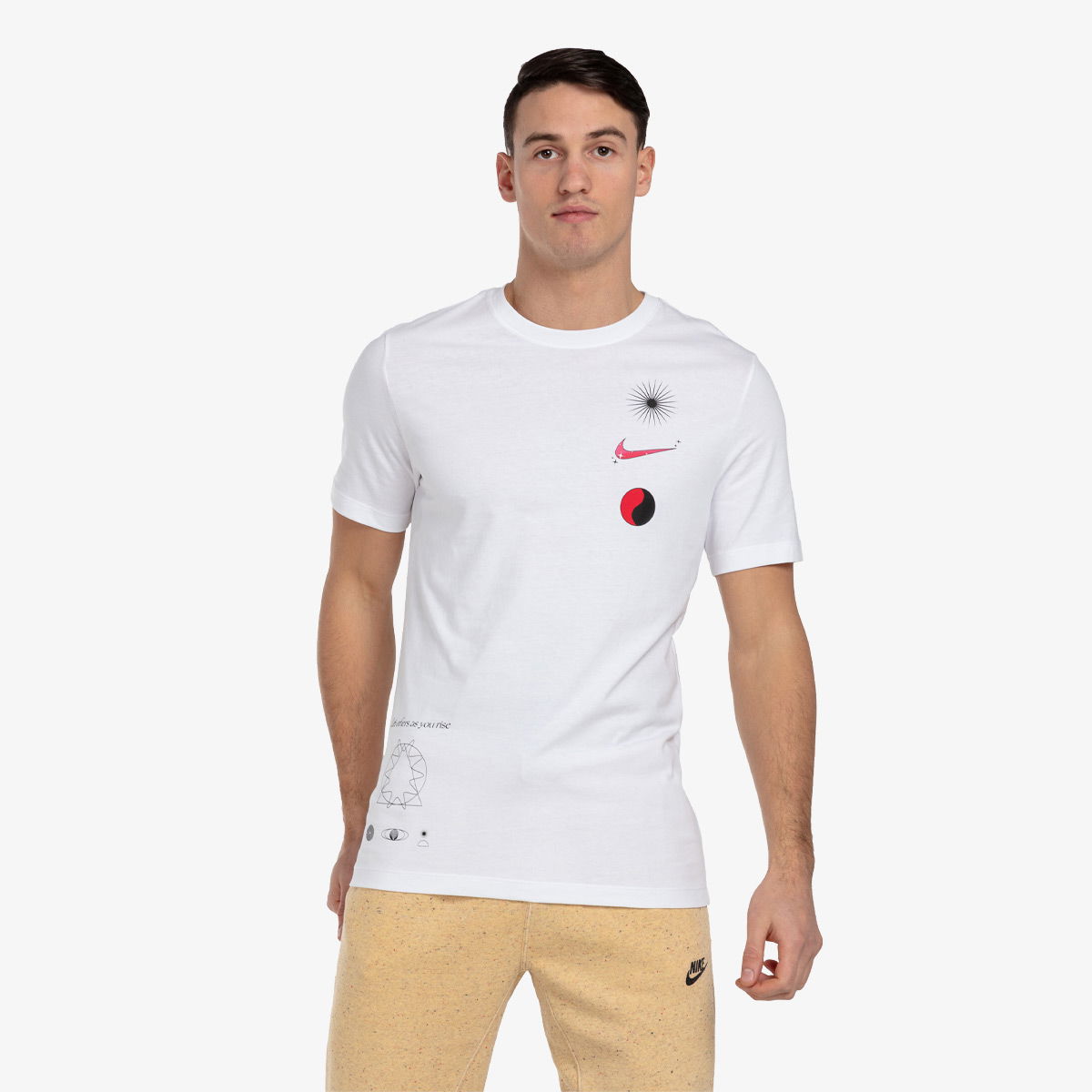 Тениска Nike Men's Graphic Print T-Shirt Бяло | DZ2821-100, 0