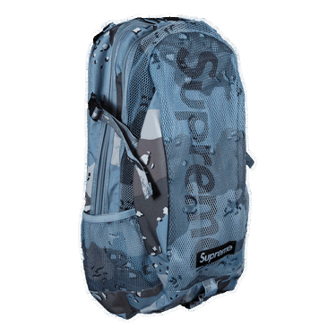 Раница Supreme Backpack Синьо | SS20B4 BLUE CHOCOLATE CHIP CAMO, 0