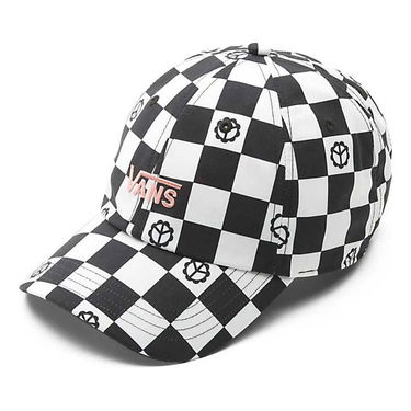 Шапка с козирка Vans Checkered Print Baseball Cap Черно | VN0A34GRY0J, 0