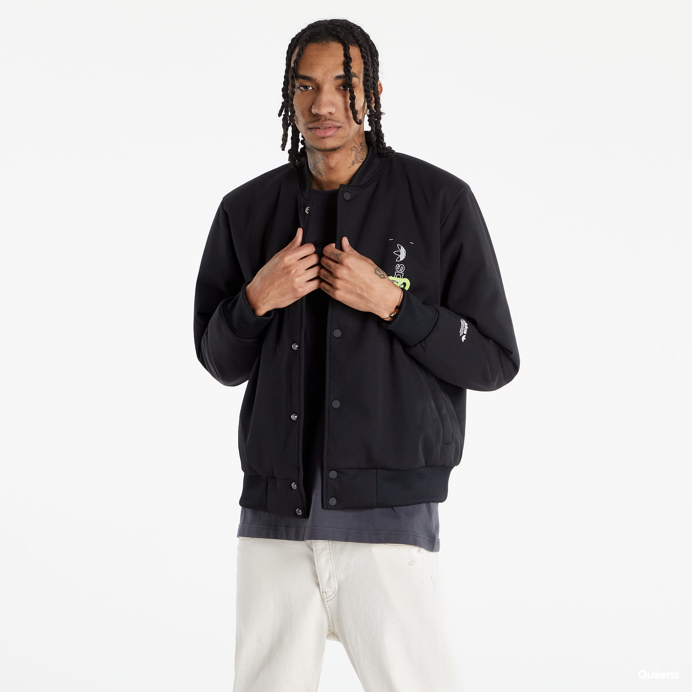 Яке бомбър adidas Originals Behind Coach Черно | HC7122, 0