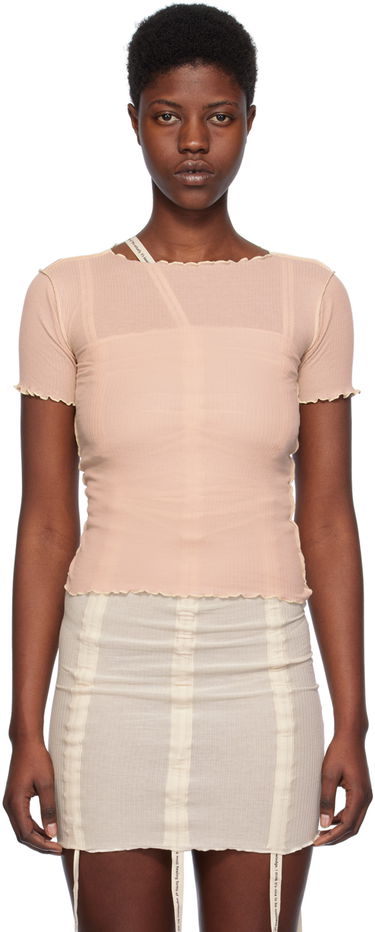 Потник Baserange Baserange Vein T-Shirt Розово | TTVN-RB-SP24, 0