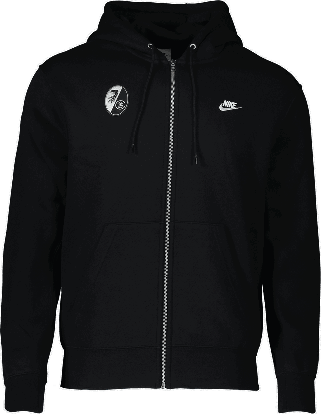 SC Freiburg Club Full-Zip Hooded Sweat Jacket