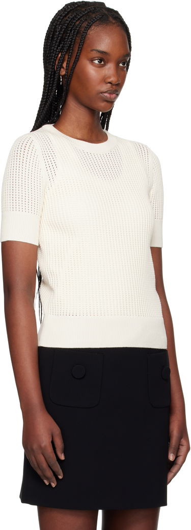Пуловер Max Mara Max Mara Ebbri Knitted Sweater Бяло | 2516361071600, 1