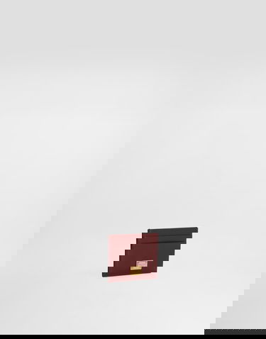 Портфейл Dolce & Gabbana Dolce & Gabbana Plongé Calfskin Card Holder Бургунди | BI0330A9S2580346, 1