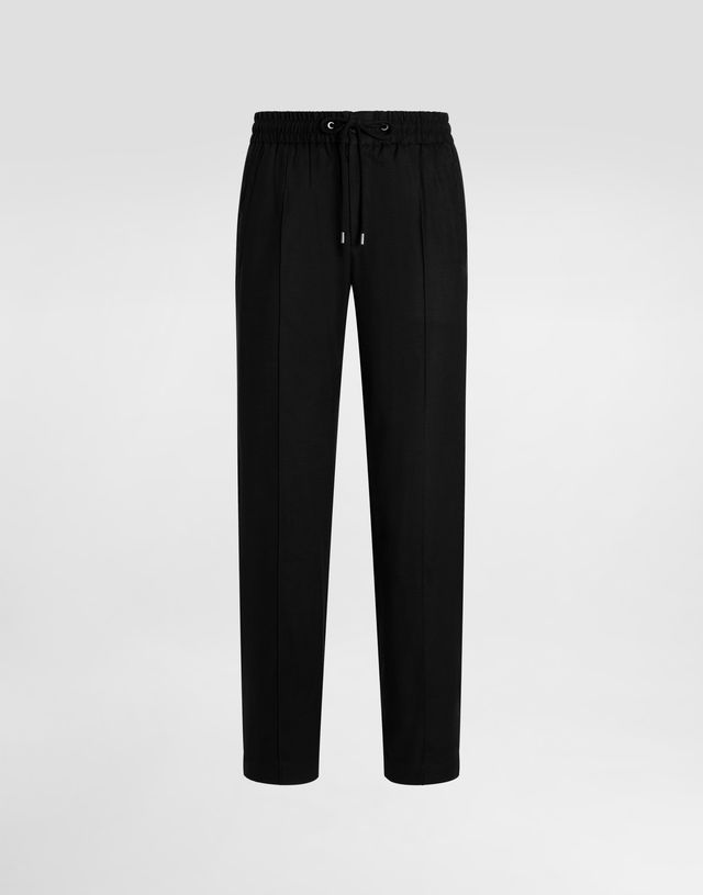 Dolce & Gabbana Chevron Flannel Joggers
