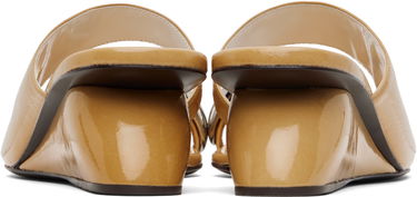 Кецове и обувки Tory Burch Tory Burch Pierced Wedge Mules Жълто | 169861-250, 1