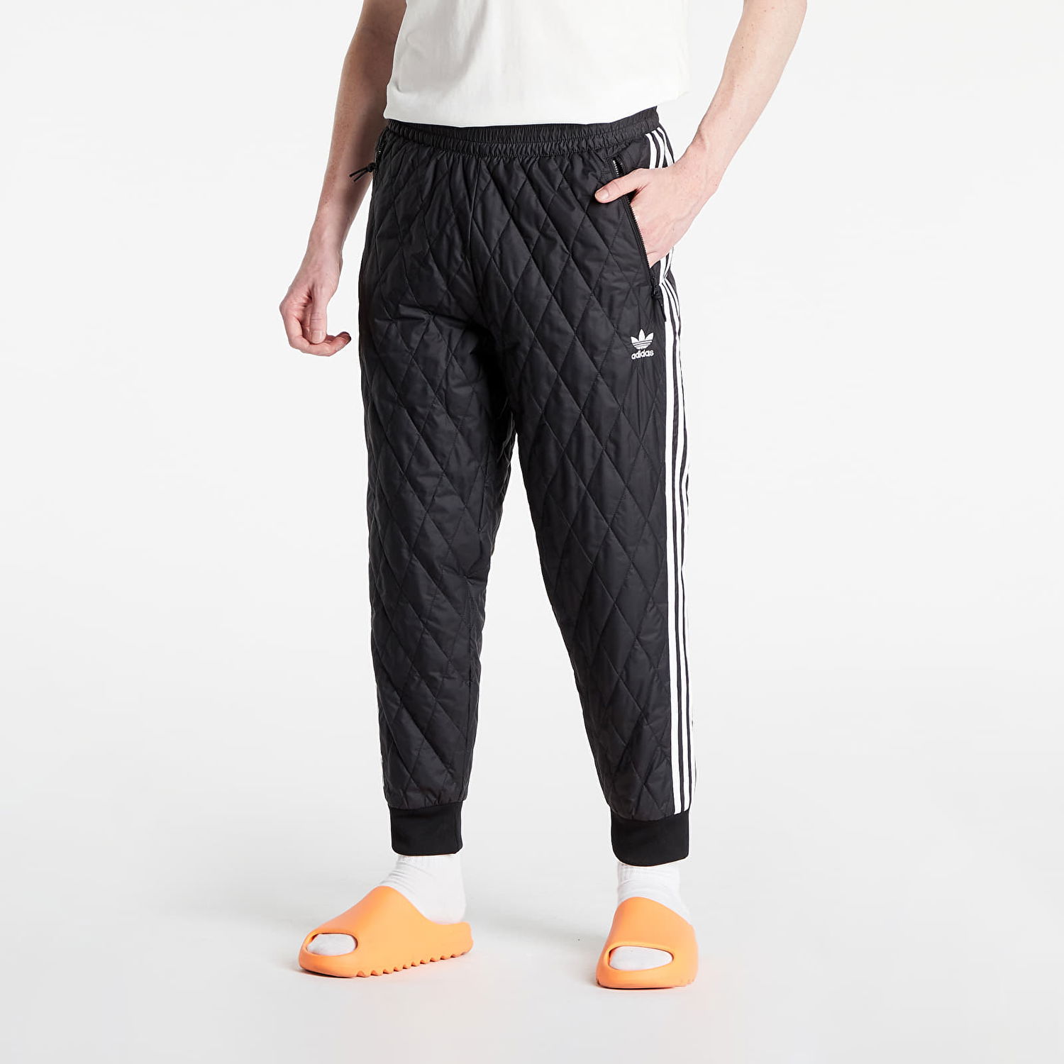 Спортни панталони adidas Originals Quilted Sst Черно | H11429, 0