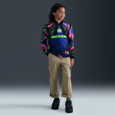 Фланелка Nike Nigeria Goalkeeper Dri-FIT Vibrant Patterned Long-Sleeve Football Jersey Многоцветен | IO2404-010, 2