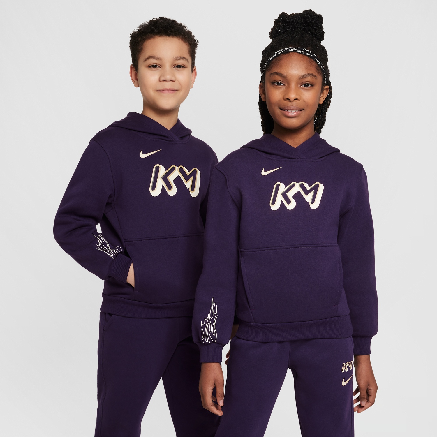 Суитчър Nike Kylian Mbappé Club Fleece Hoodie Лилаво | HQ3685-585, 0