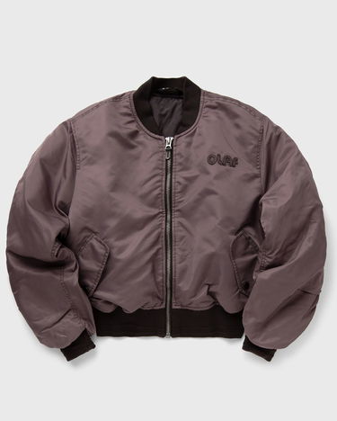 Яке бомбър ØLÅF Olaf Retro Logo Bomber Jacket, Size L Лилаво | W200504-DK-BROWN, 2
