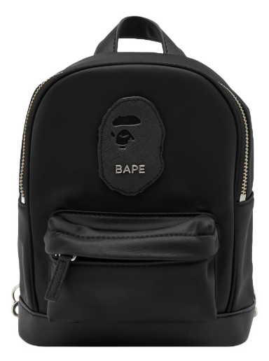 Ape Head Patched Mini Back Pack Black