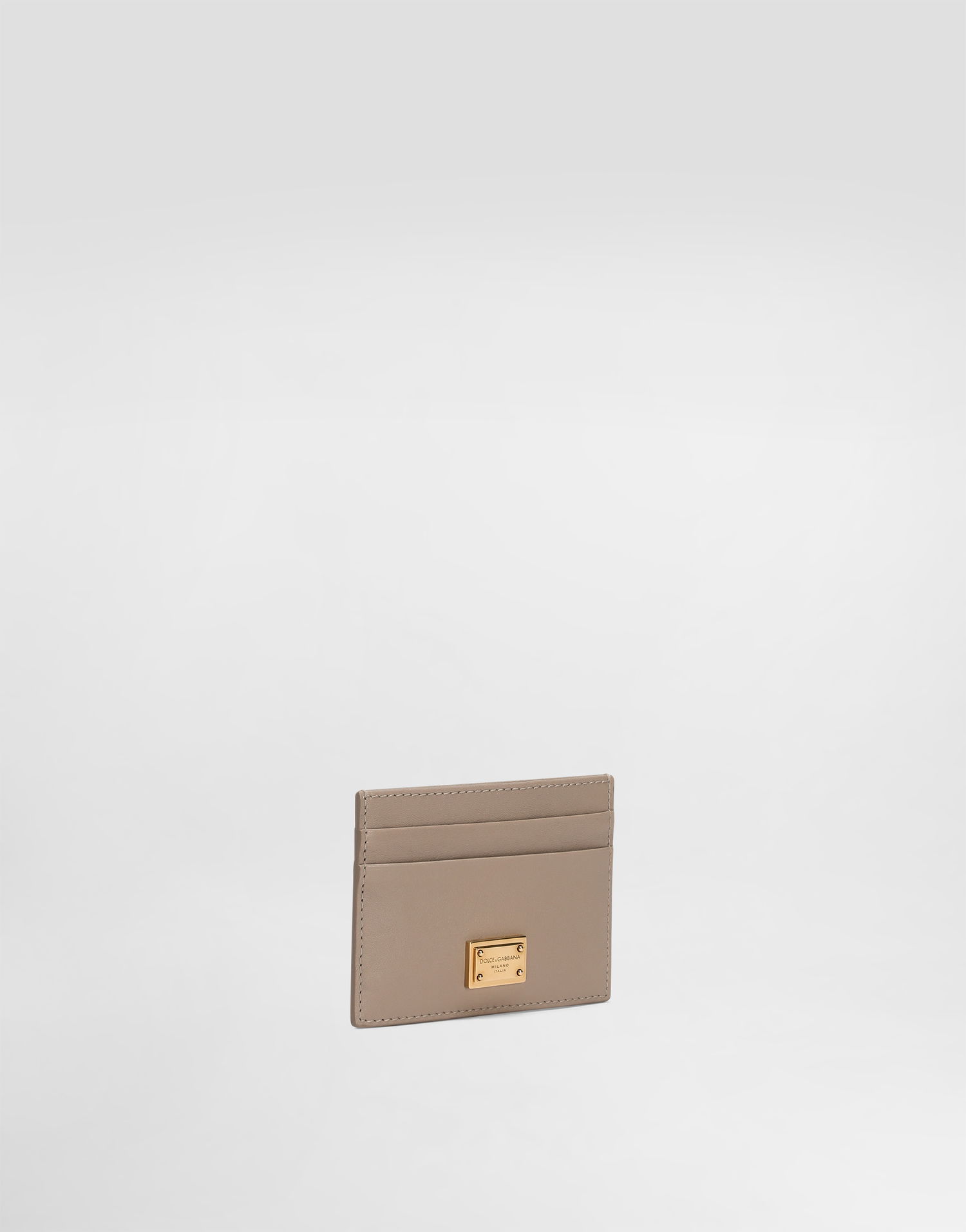 Портфейл Dolce & Gabbana Dolce & Gabbana Plongé Calfskin Card Holder Бежово | BI0330A9S258I399, 1