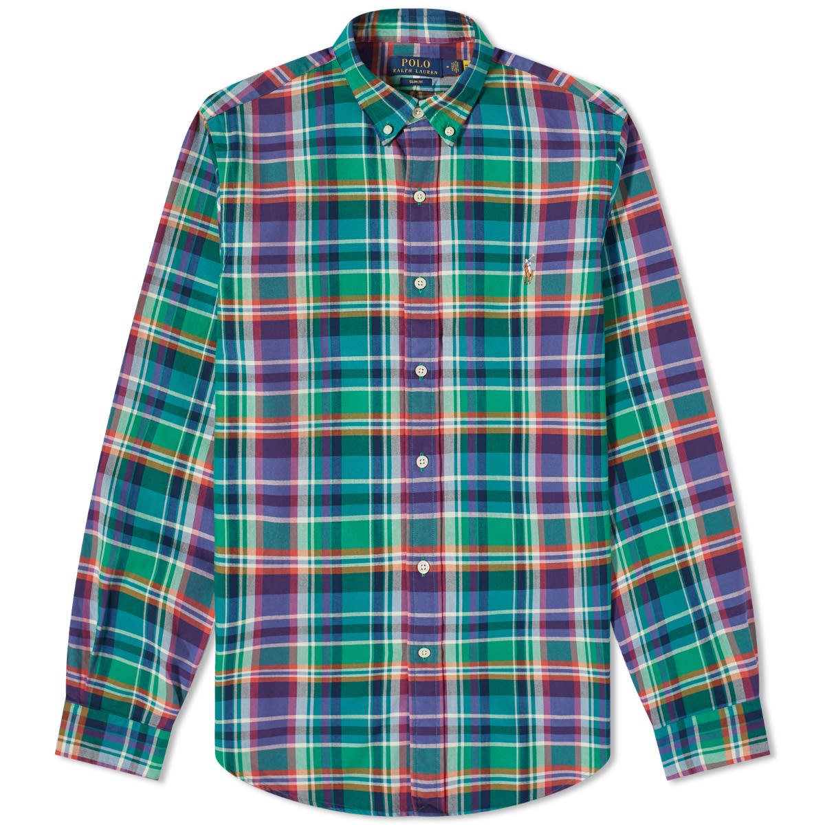 Риза Polo by Ralph Lauren Polo Ralph Lauren Check Oxford Button Down Многоцветен | 710922319002, 0