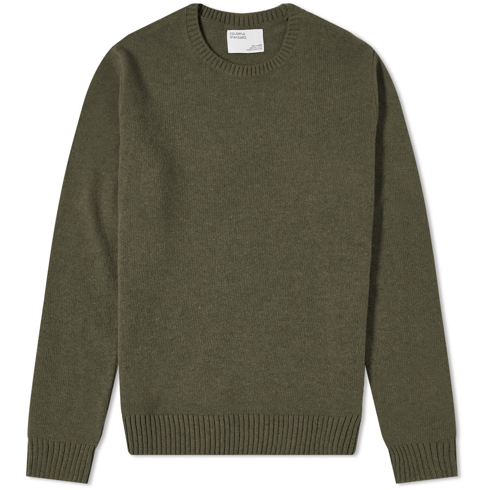 Пуловер Colorful Standard Merino Wool Crew Knit Зелено | CS5083-DOL, 0