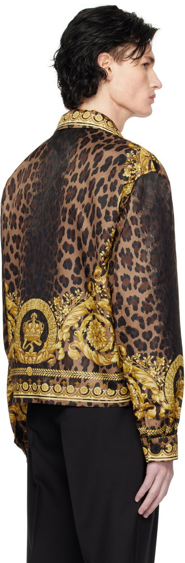 Яке Versace Wild Barocco Print Blouson Jacket Черно | 1016717_1A12366, 2