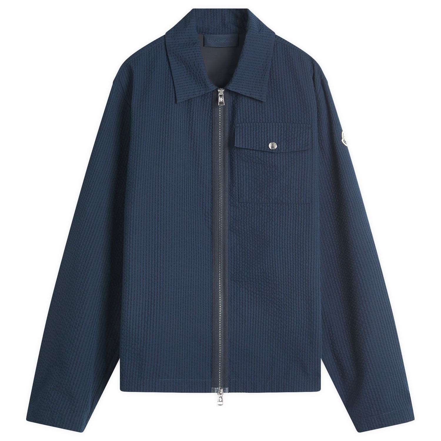 Ветровка Moncler Seersucker Shirt X-Small Тъмно синьо | 2F000-23-598JC-780, 0