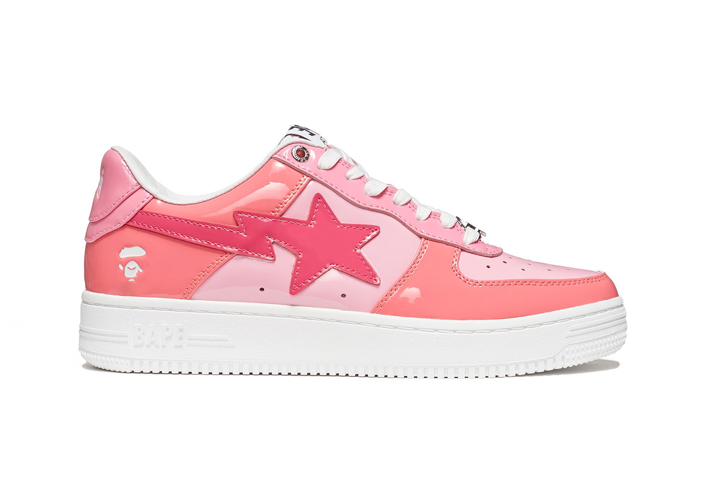 Кецове и обувки BAPE Bape Sta Low "Color Camo Combo Pink" Розово | 001FWH201046_PNK, 0