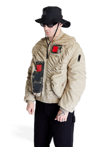 Cubist Ruched Bomber