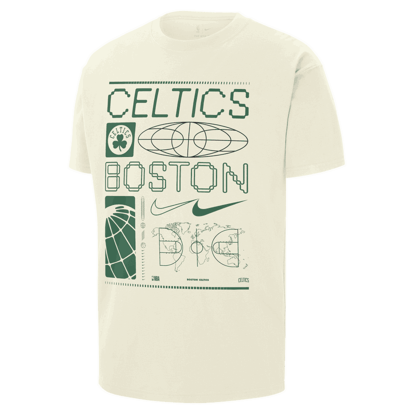 Тениска Nike NBA Max90 Boston Celtics T-Shirt Бежово | FQ6079-133