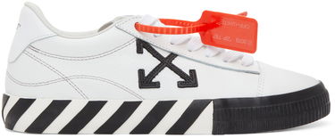 Кецове и обувки Off-White Leather Vulcanized Low Sneakers Бяло | OWIA178R21LEA0020110, 0