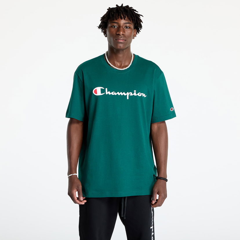 Тениска Champion SS Tee Green Зелено | 220256 CHA GS502