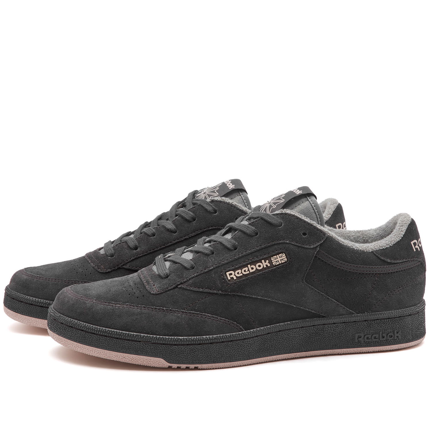 Кецове и обувки Reebok Men's Club C Black/Light Pink Черно | RMIA011C99LEA0021030, 0