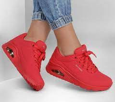 Кецове и обувки Skechers Uno Червено | 73690-RED, 1