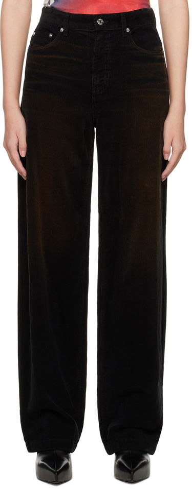 Дънки We11done Washed Wide-Leg Trousers Черно | WD-DP3-22-392-W-BK, 0