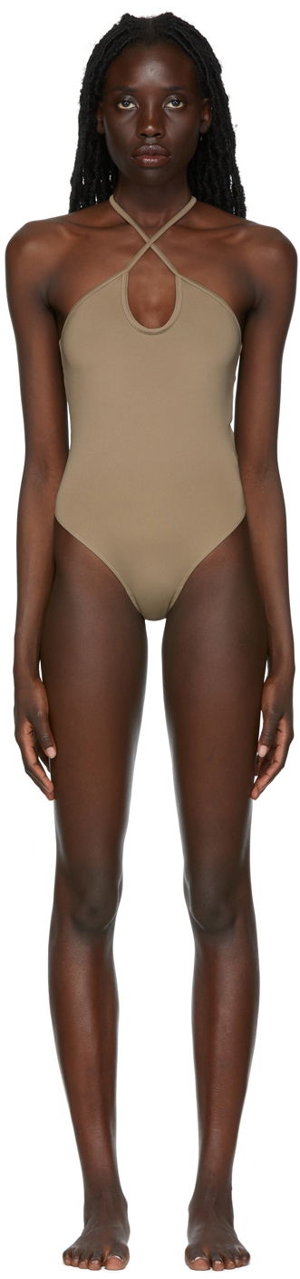 Бански AMI One-Piece Swimsuit Бежово | FBW003.759, 0
