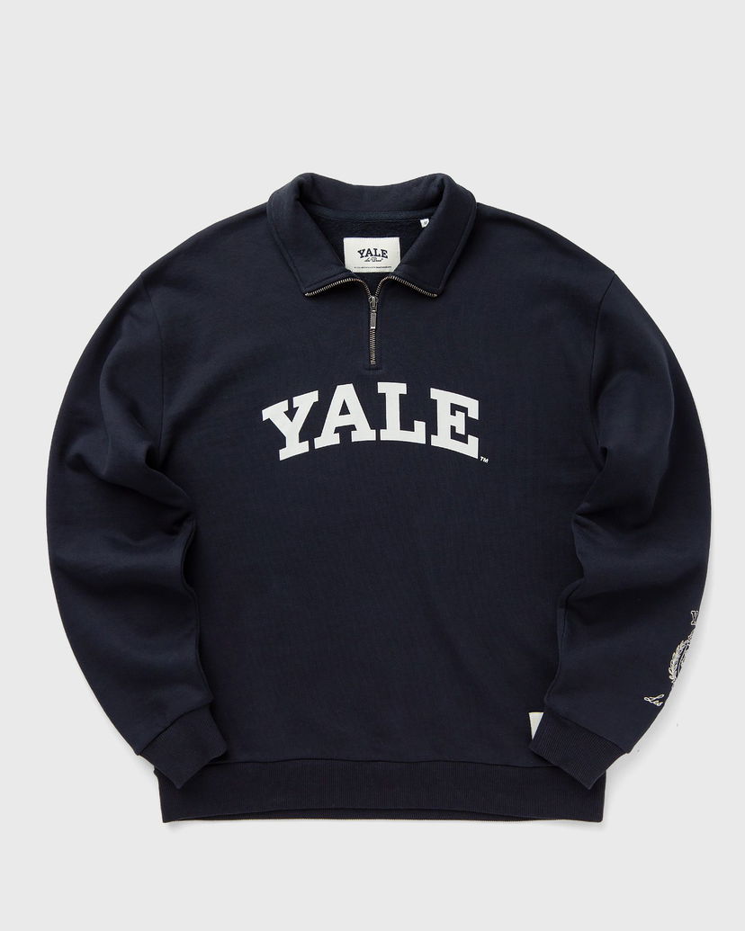 Суитчър Les Deux Yale Logo Half-Zip Sweatshirt Синьо | COL200089-460460