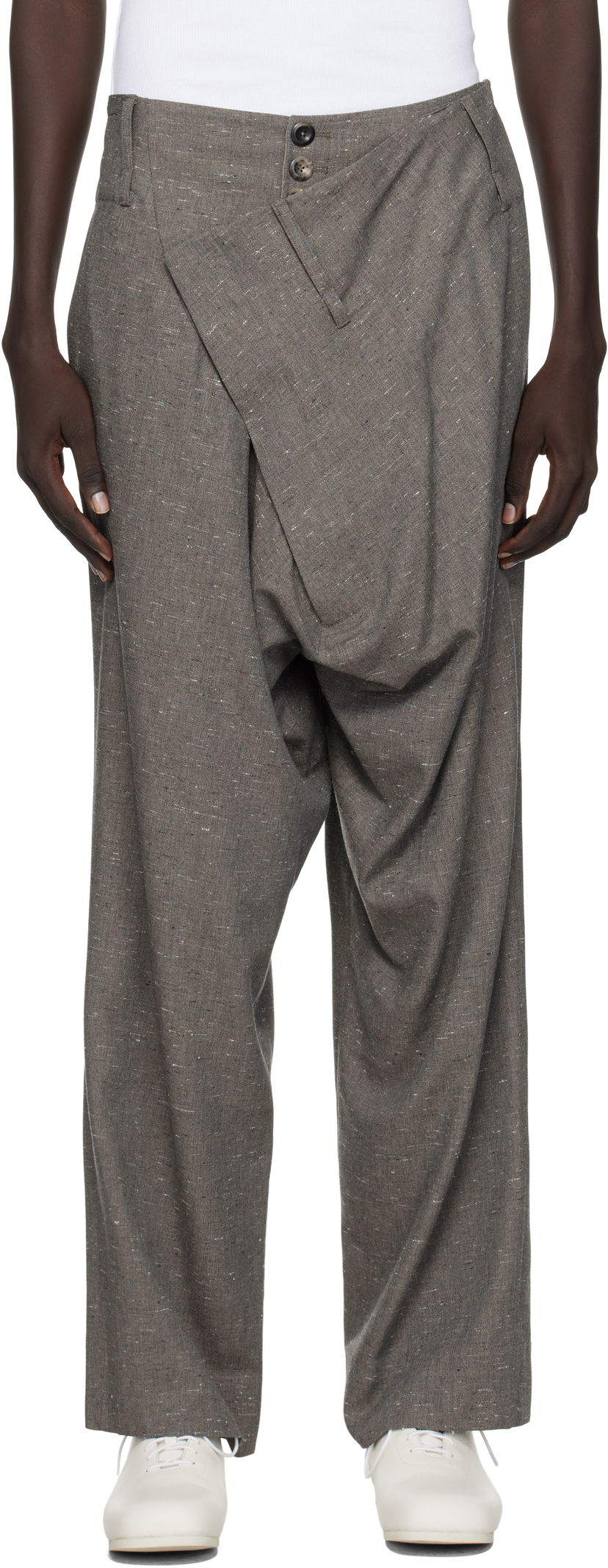 Панталони Vivienne Westwood Vivienne Westwood Inferno Trousers Сиво | 2F01001P-W017Q-