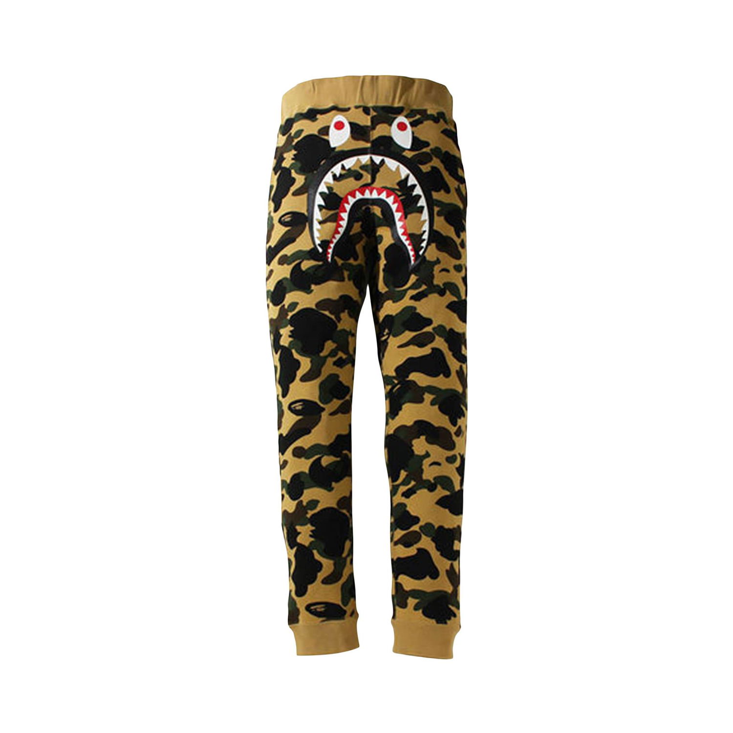 Спортни панталони BAPE 1st Camo Shark Slim Fit Sweatpants Жълто | 1H80 152 012 YELLOW, 1