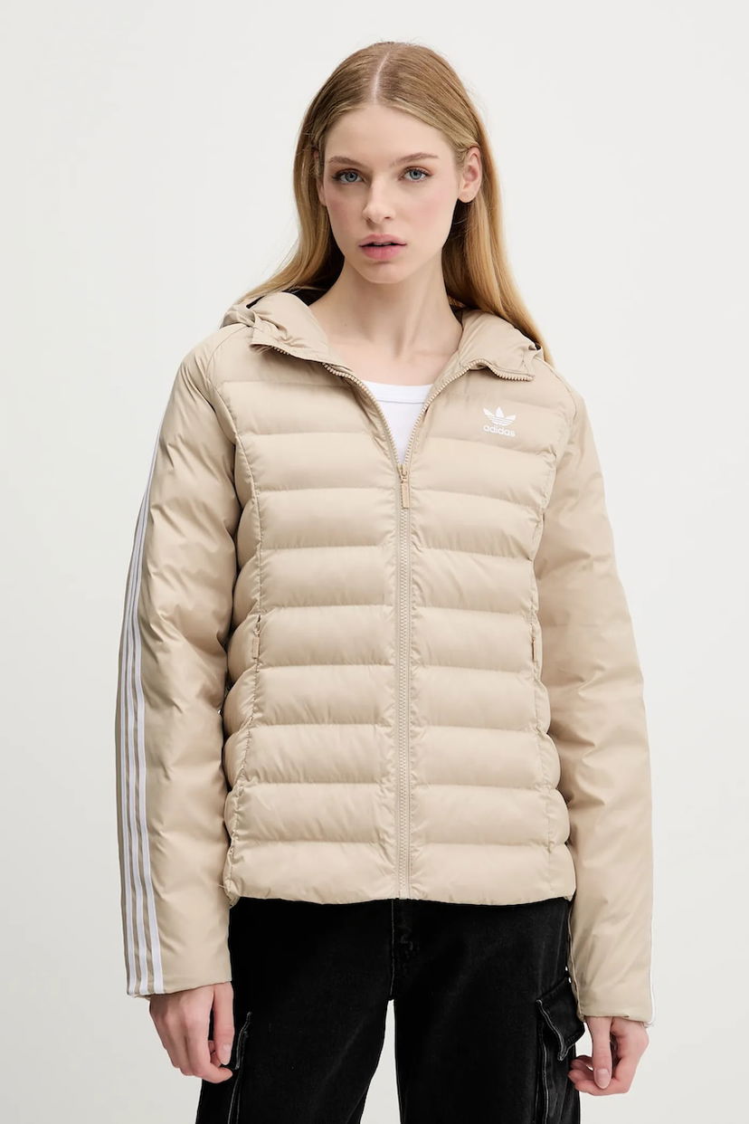 Пухо яке adidas Originals adidas Originals Slim Jacket Бежово | JX2940