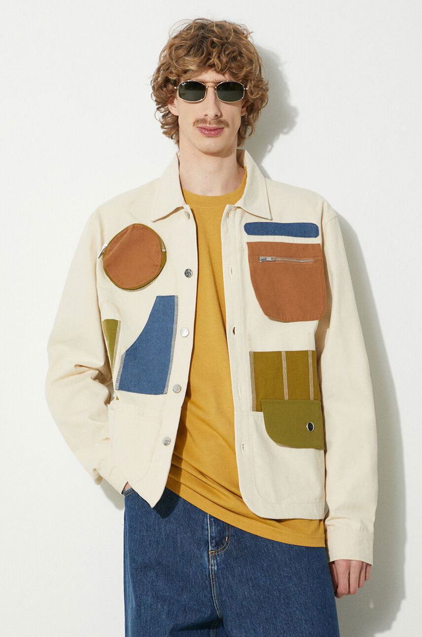 Яке MARKET Workstations Overshirt Jacket Бежово | 406124002
