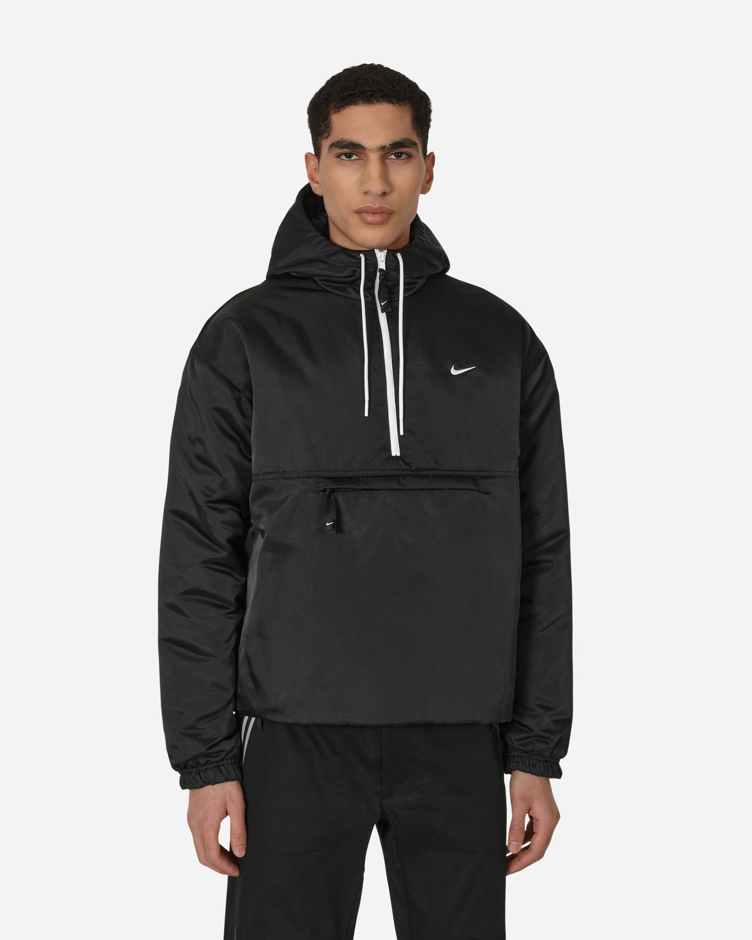 Ветровка Nike Solo Swoosh Satin Anorak Jacket Черно | DR0839-010, 1