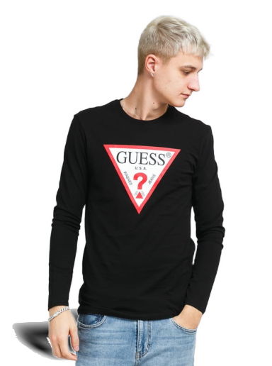 Тениска GUESS Triangle Logo Tee Черно | M1RI31I3Z11-JBLK