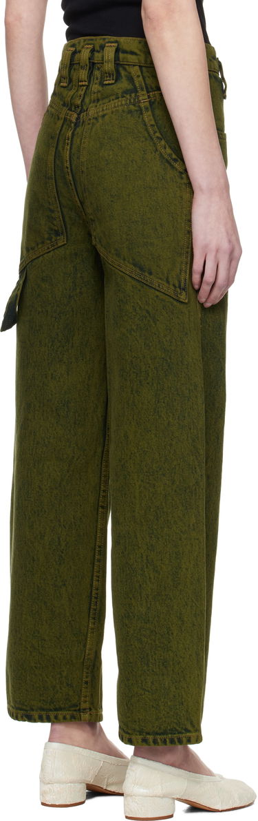 Дънки Eckhaus Latta Eckhaus Latta Baggy Jeans Зелено | 555-EL-PS25-B -, 2