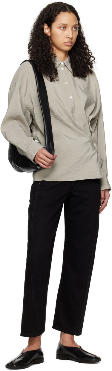 Риза LEMAIRE Twisted Button-Up Shirt Зелено | SH1032 LF208, 3