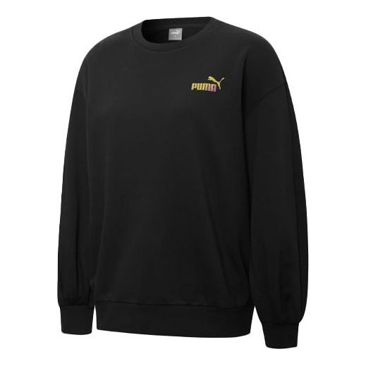 Пуловер Puma Round-Neck Sweatshirt With Logo Print Черно | 537019-01, 0