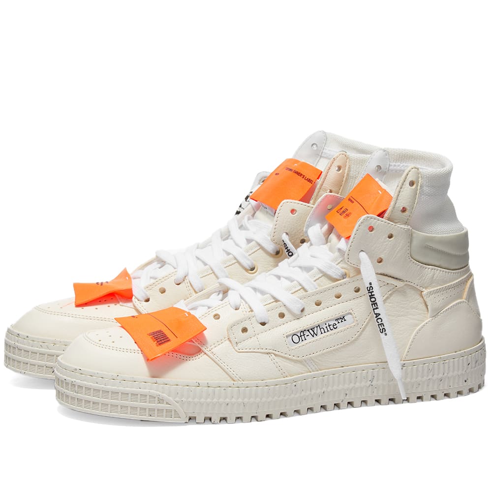 Кецове и обувки Off-White Off-White 3.0 Off Court Eco Leather Бяло | OMIA065F21LEA0010309, 1