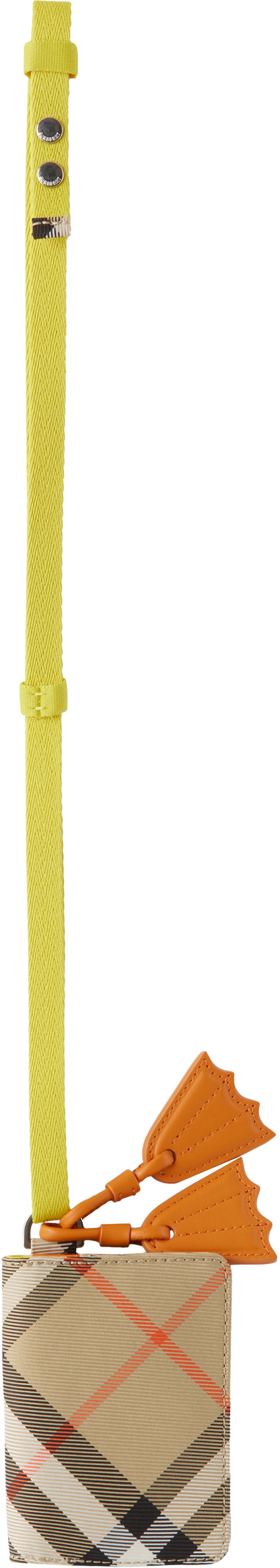 Burberry Kids Duck Check Folding Card Holder
