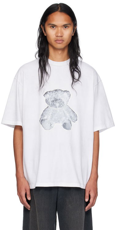Тениска We11done We11done Necklace Teddy Graphic T-Shirt Бяло | WD-TT9-20-117-U-WH, 0